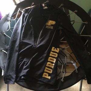 love pink half zip purdue